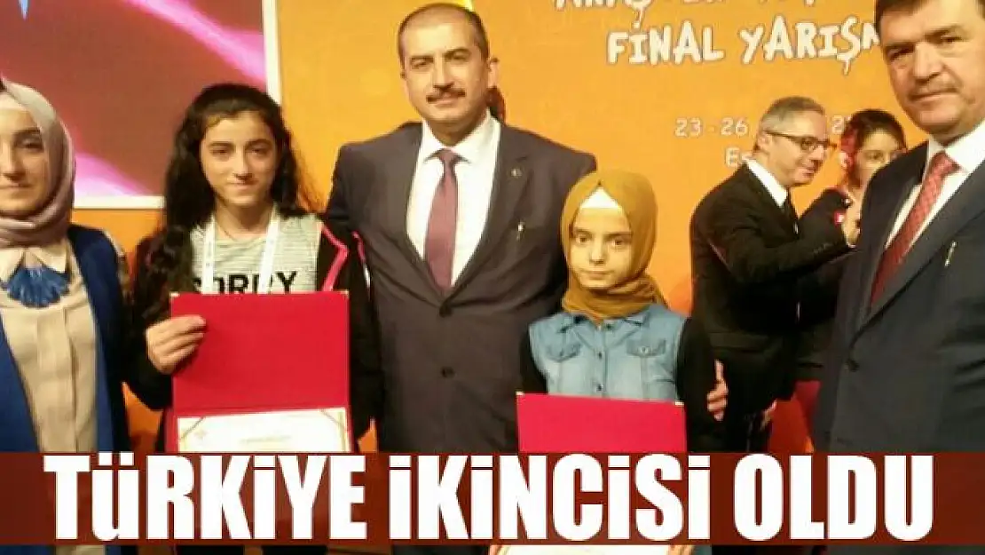 Türkiye ikincisi oldu