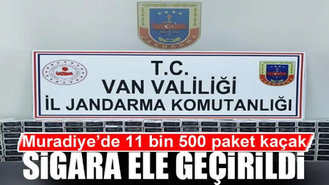 Muradiye'de 11 bin 500 paket kaçak sigara ele geçirildi