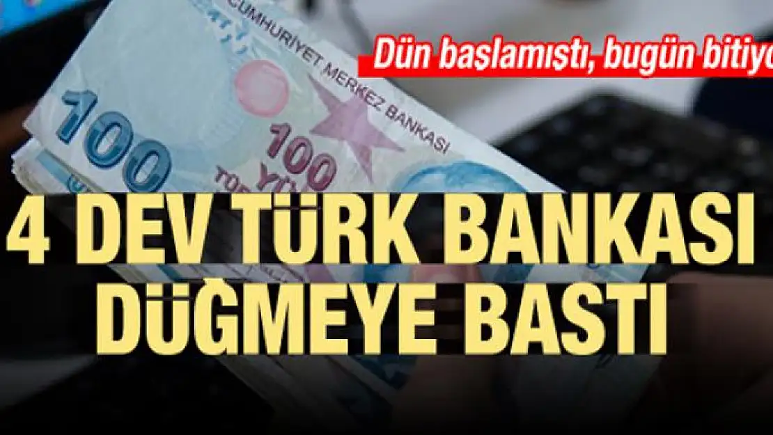 4 dev Türk bankası düğmeye bastı! Bu bir devrim