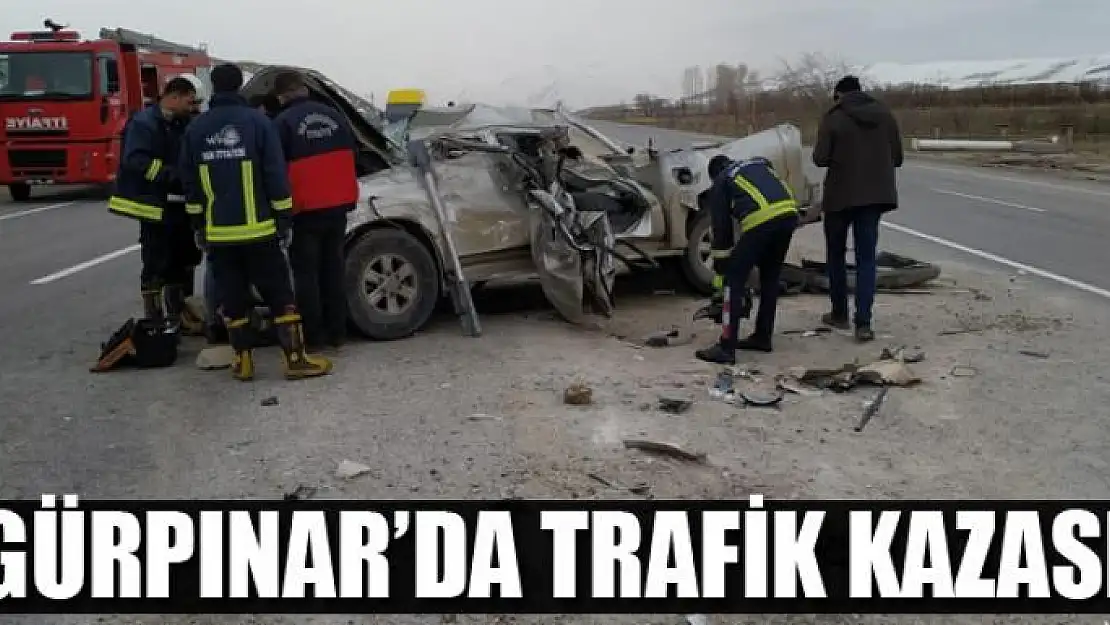 Gürpınar'da trafik kazası 1 yaralı