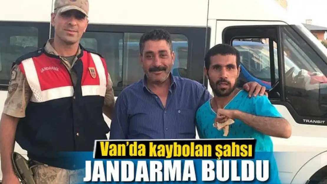 Van'da kaybolan şahsı jandarma ekipleri buldu