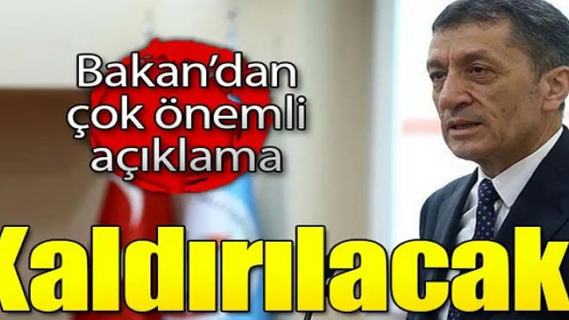 Milli Eğitim Bakanı Selçuk'tan önemli açıklamalar