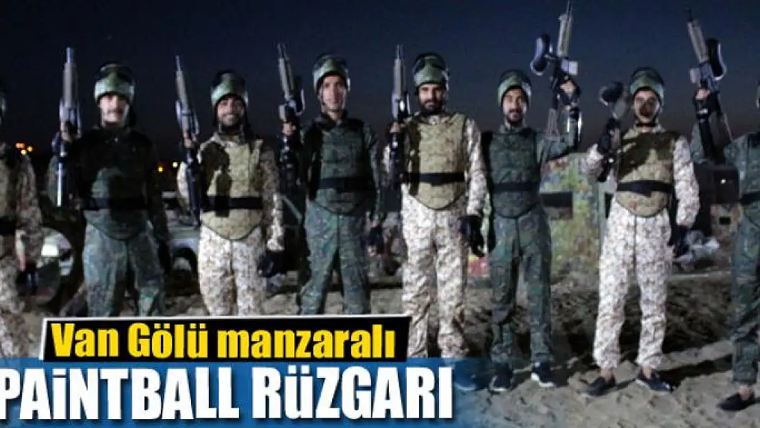 Van Gölü manzaralı paintball rüzgarı 