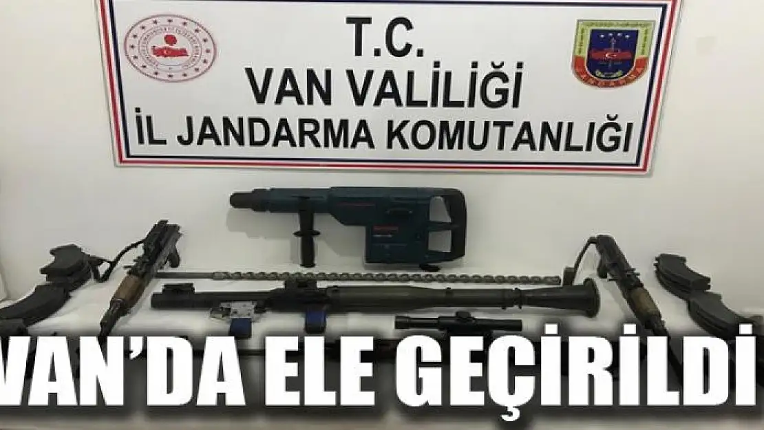 Van'da 18 kilogram TNT ve mühimmat ele geçirildi