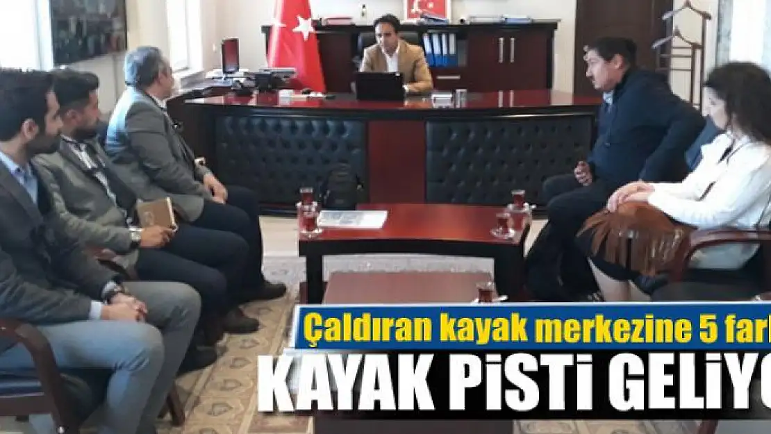 Çaldıran kayak merkezine 5 farklı kayak pisti geliyor