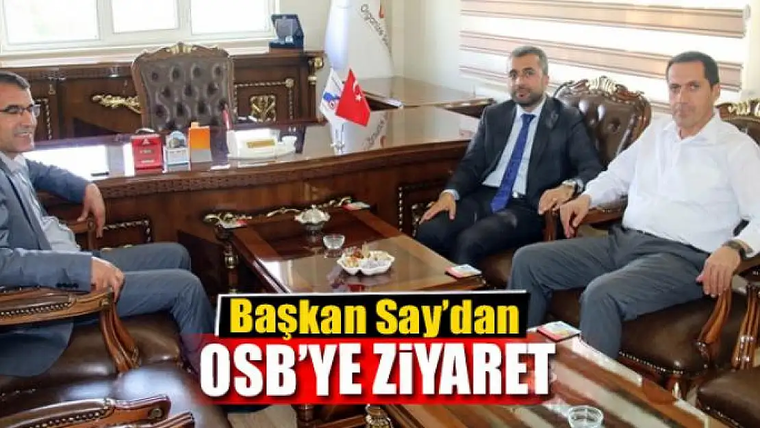 Başkan Say'dan OSB'ye ziyaret