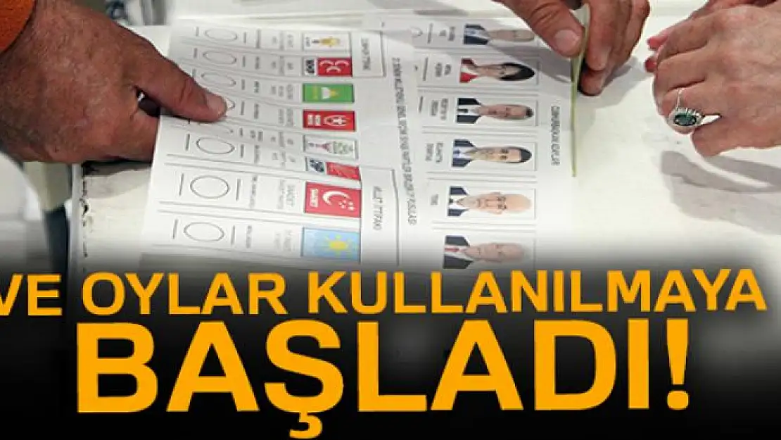 Havalimanlarında oy kullanma işlemi başladı