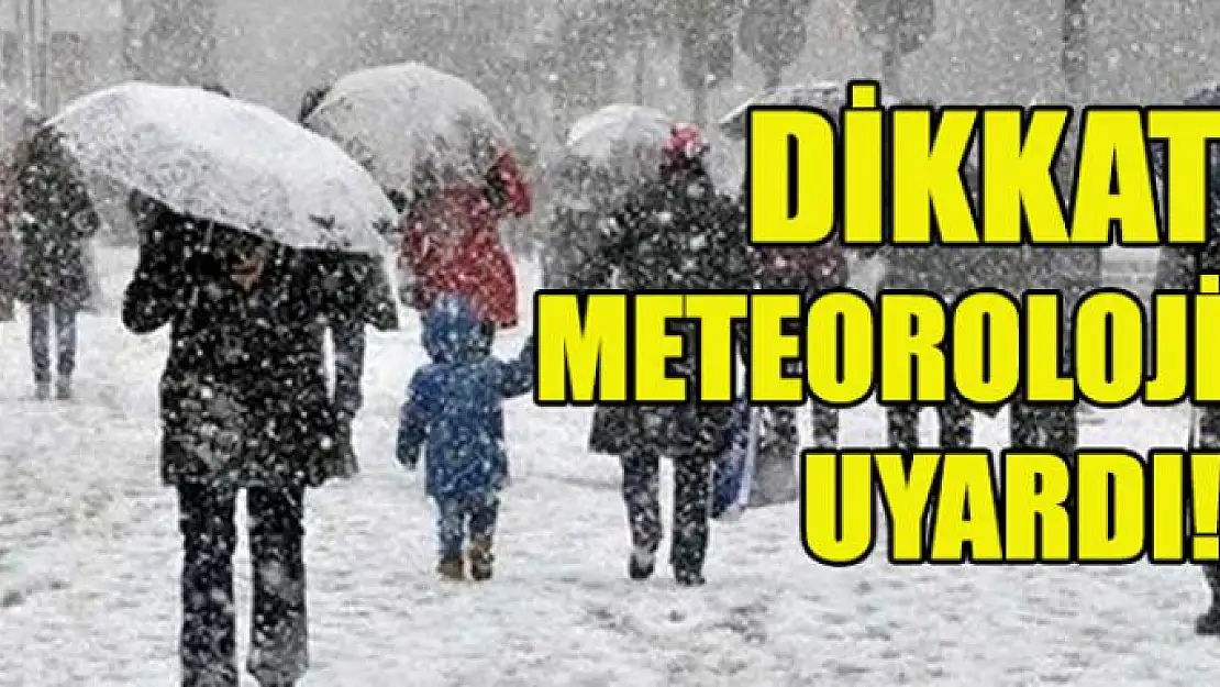 Meteorolojiden buzlanma, kar ve çığ uyarısı