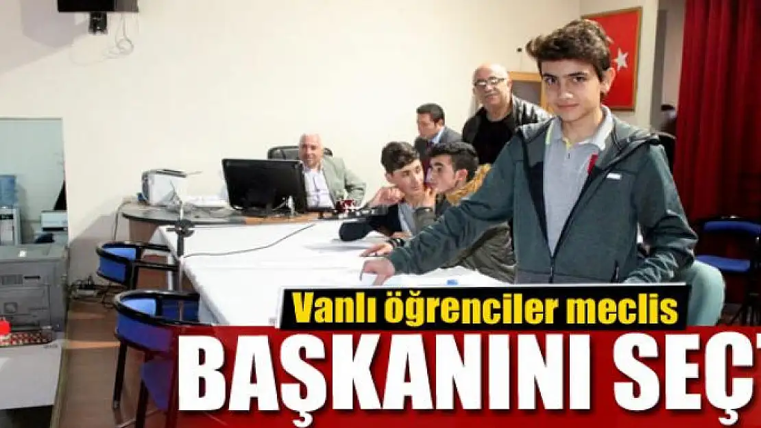 Van'da 'Okul Meclisleri İl Başkanlık Seçimi' yapıldı