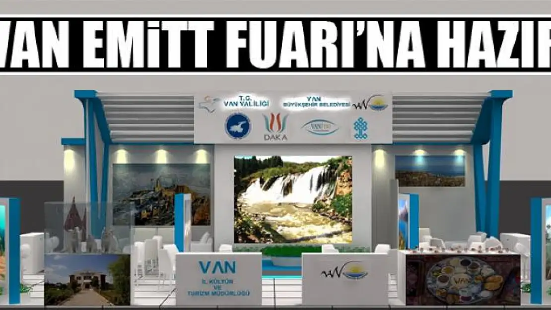 Van EMİTT Fuarı'na hazır