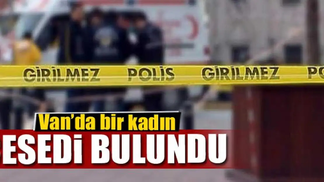 Van'da bir kadın cesedi bulundu 