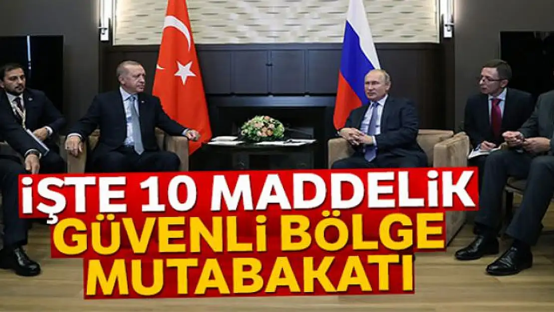 Türkiye ve Rusya'dan 10 maddelik ortak açıklama