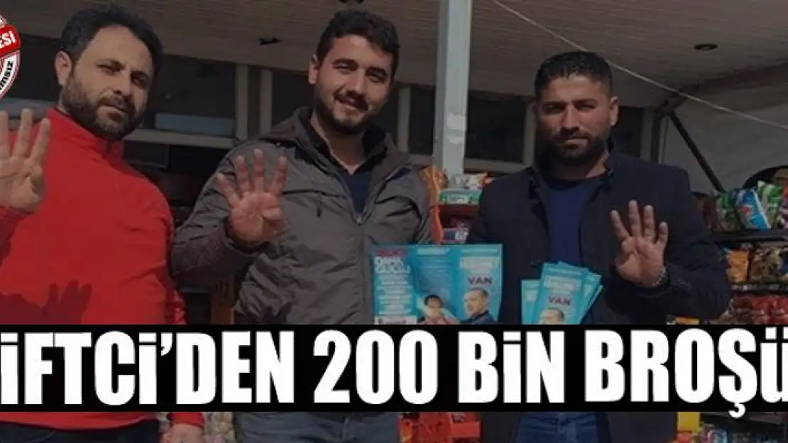 Bakan Yardımcısı Çiftci'den 200 bin broşür