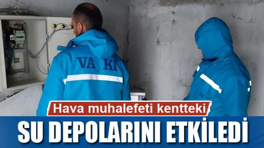 Hava muhalefeti kentteki su depolarını etkiledi