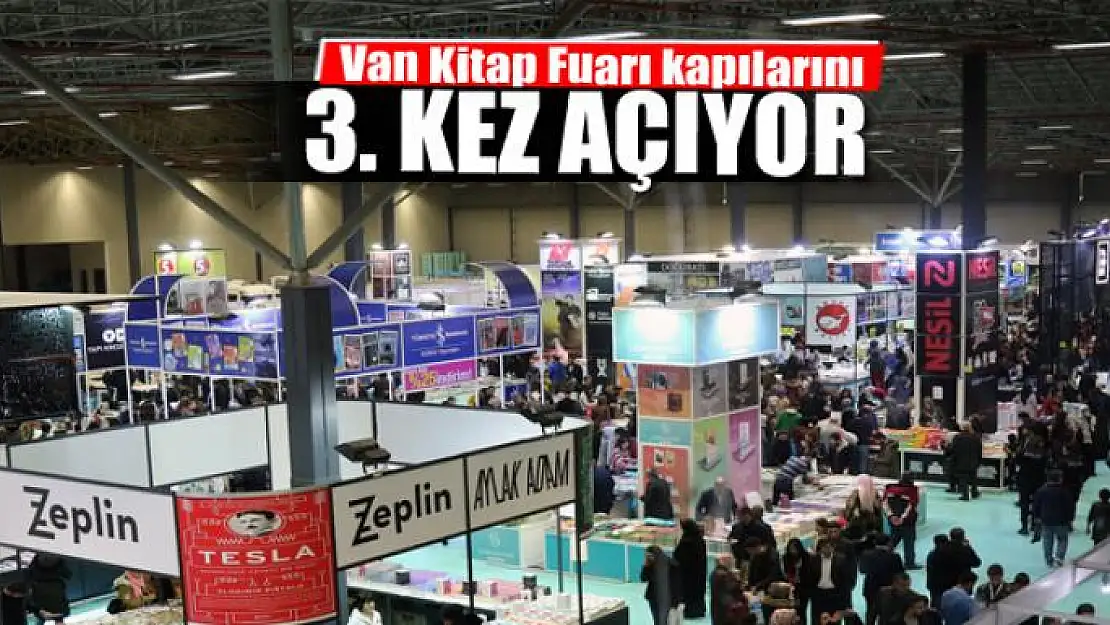 VAN KİTAP FUARI AÇILIŞA HAZIRLANIYOR