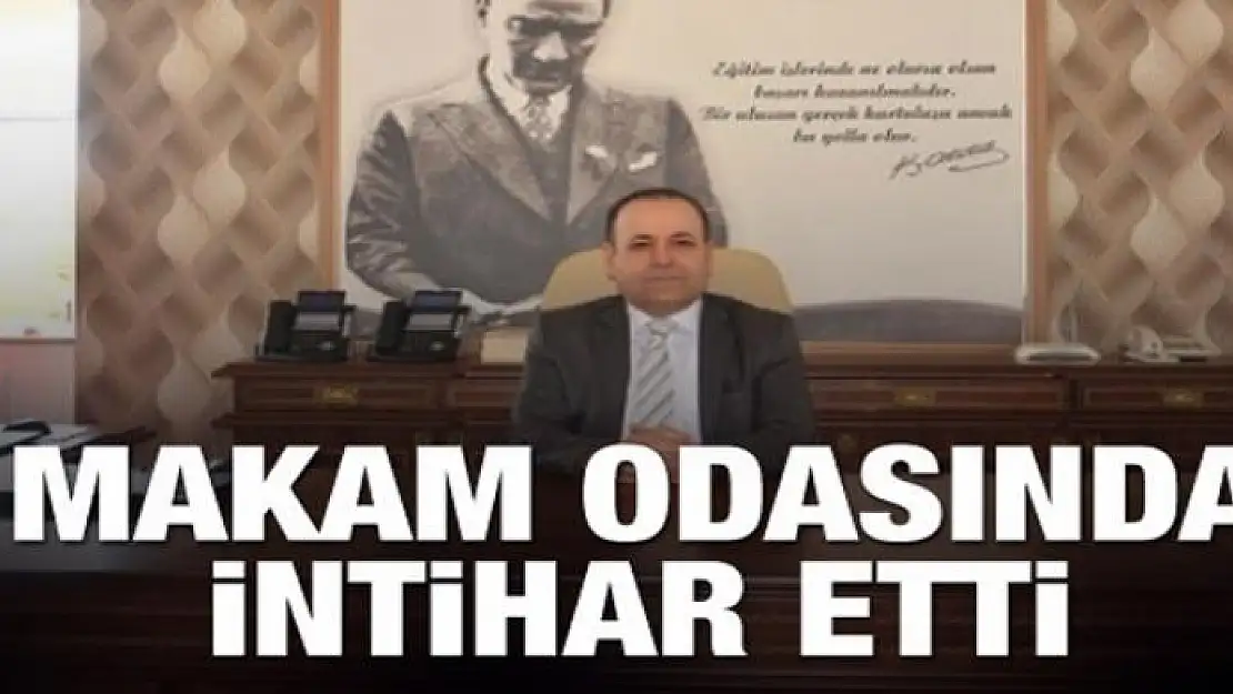 Polis okulu müdürü makam odasında intihar etti