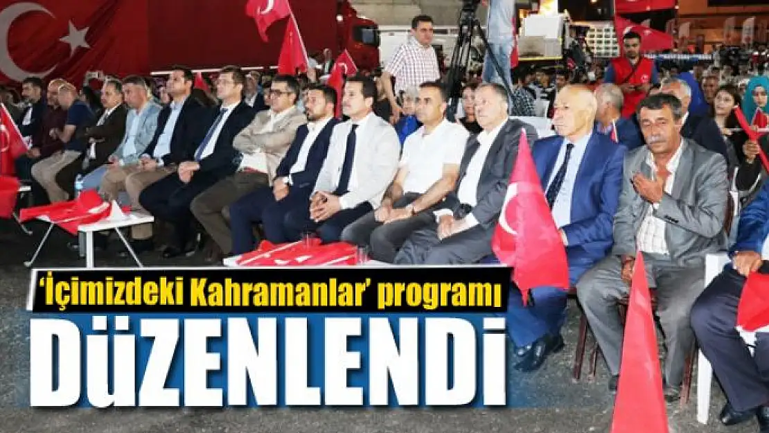 Van'da 'İçimizdeki Kahramanlar' programı