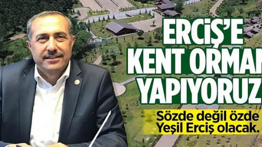 Milletvekili Arvas: 'Kent ormanı ile doğaya ve insana yatırım yapıyoruz'