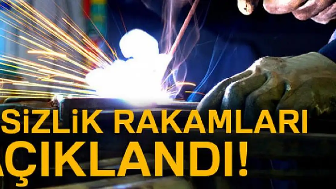 İşsizlik rakamları açıklandı