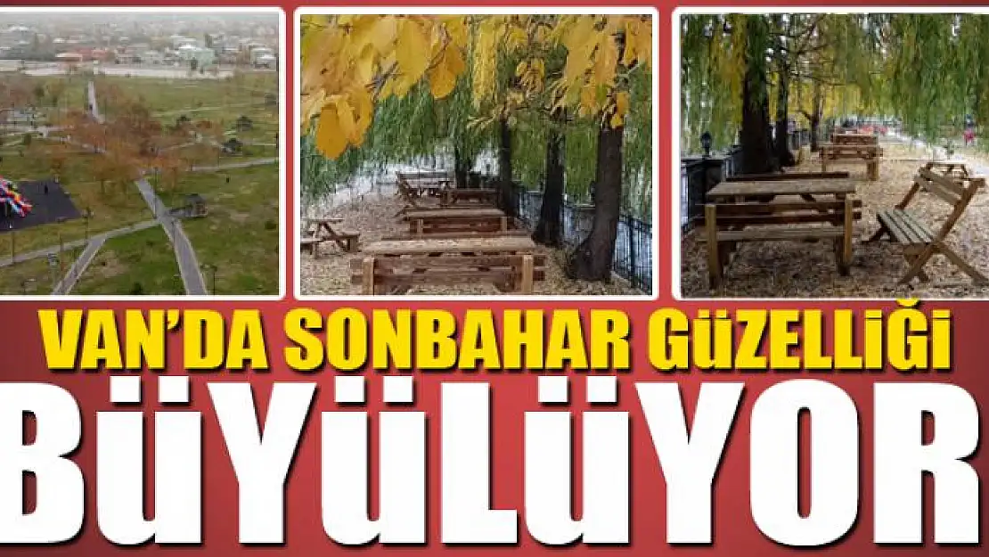 Van'da sonbahar güzelliği büyülüyor 