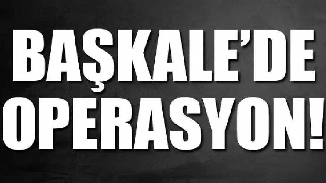 Başkale'de terör operasyonu