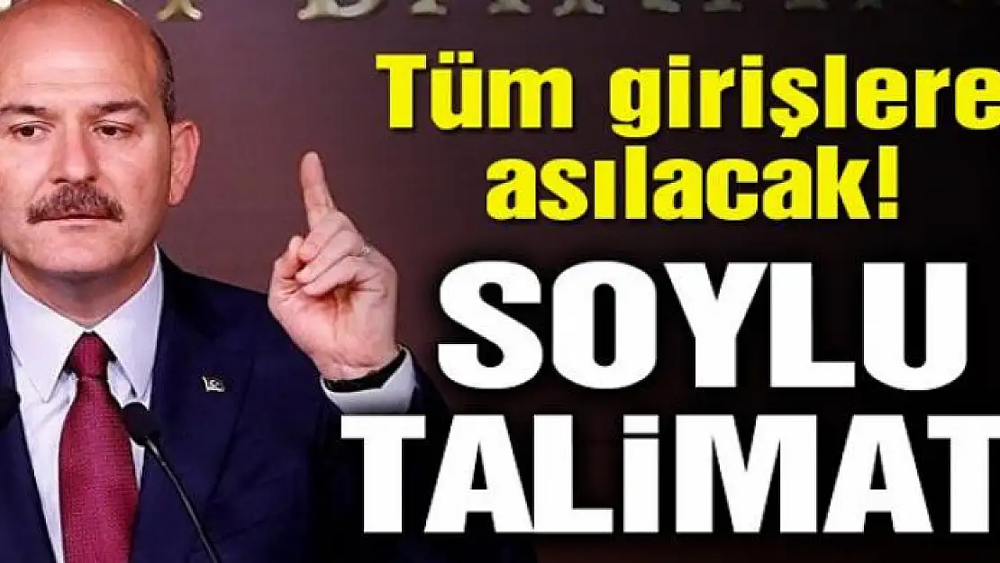 Bakan Soylu'dan 'Erdoğan Portresi' genelgesi