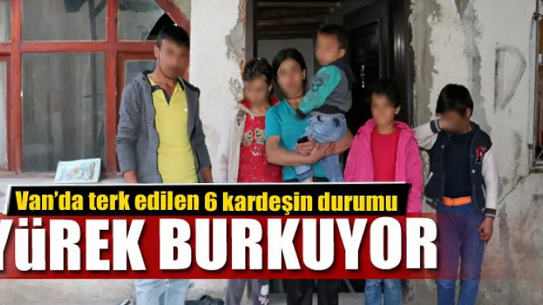 Van'da terk edilen 6 kardeşin durumu yürek burkuyor 