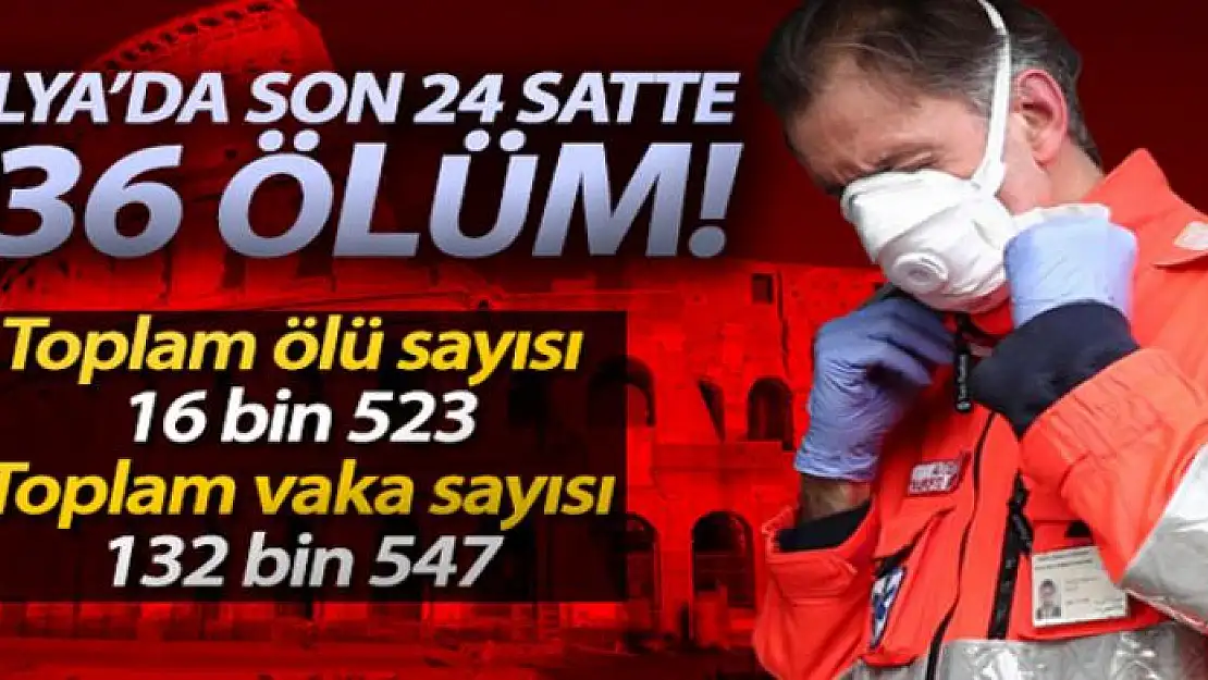 İtalya'da son 24 saatte 636 ölüm