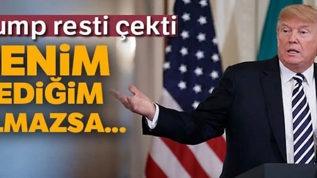 Trump'tan tehdit gibi açıklama