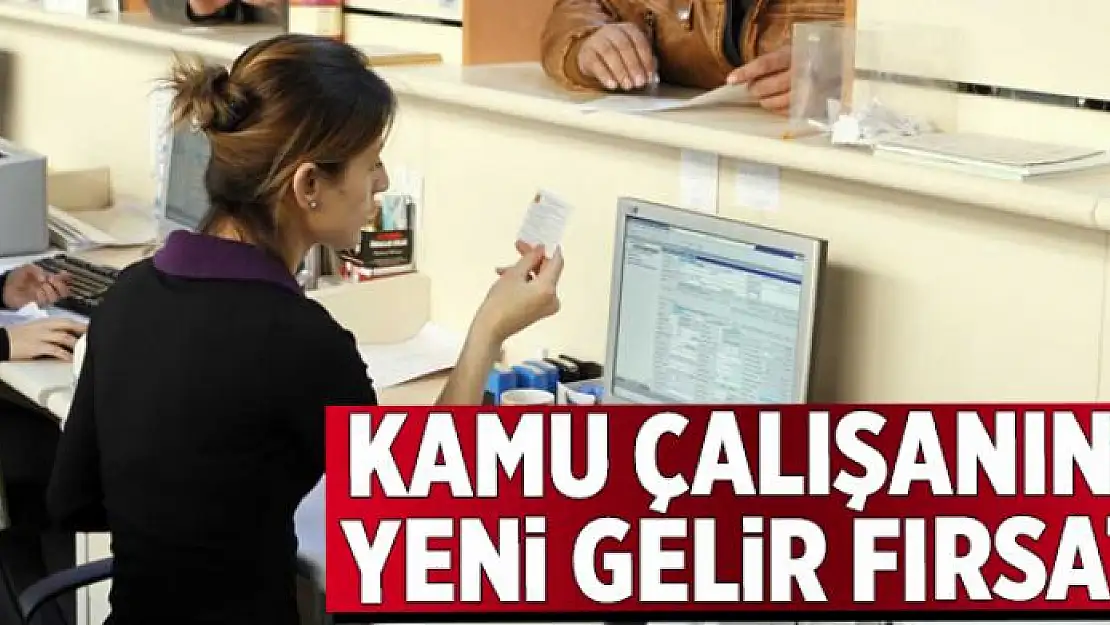 Kamu çalışanına yeni gelir fırsatı  