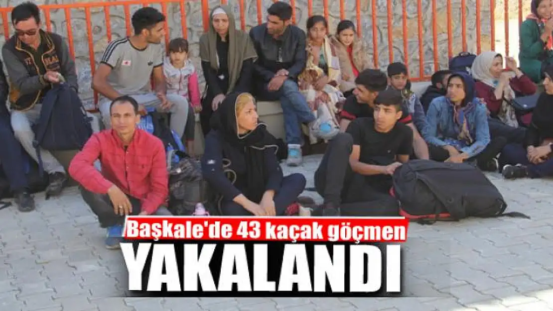 Başkale'de 43 kaçak göçmen yakalandı