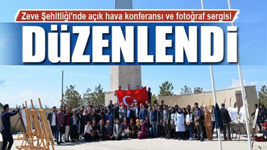 Zeve Şehitliği'nde açık hava konferansı ve fotoğraf sergisi 