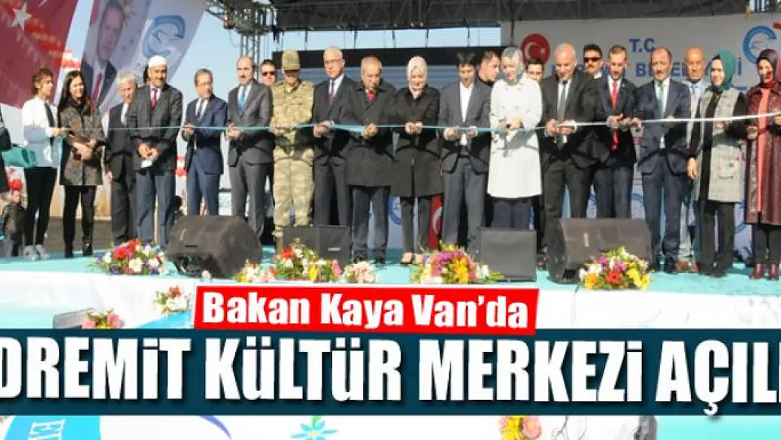 EDREMİT KÜLTÜR MERKEZİ AÇILDI