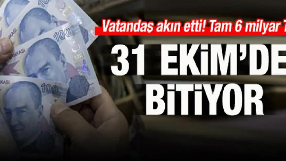 6.5 milyon ev sahibi için son 1 hafta