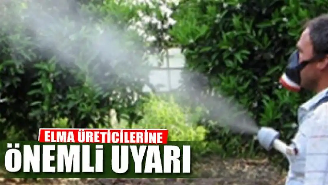 Elma üreticilerine uyarı