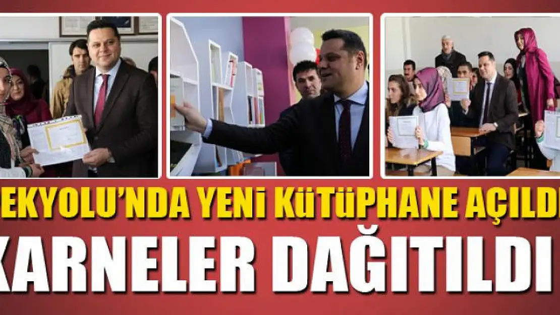 İpekyolu'nda kütüphane açılışı ve karne töreni 