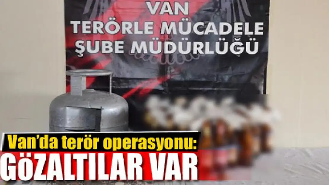 Van'da terör operasyonu: 8 gözaltı