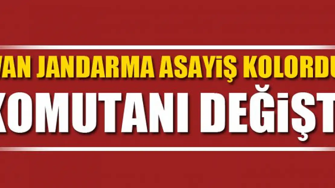 Van Jandarma Asayiş Kolordu'da nöbet değişimi