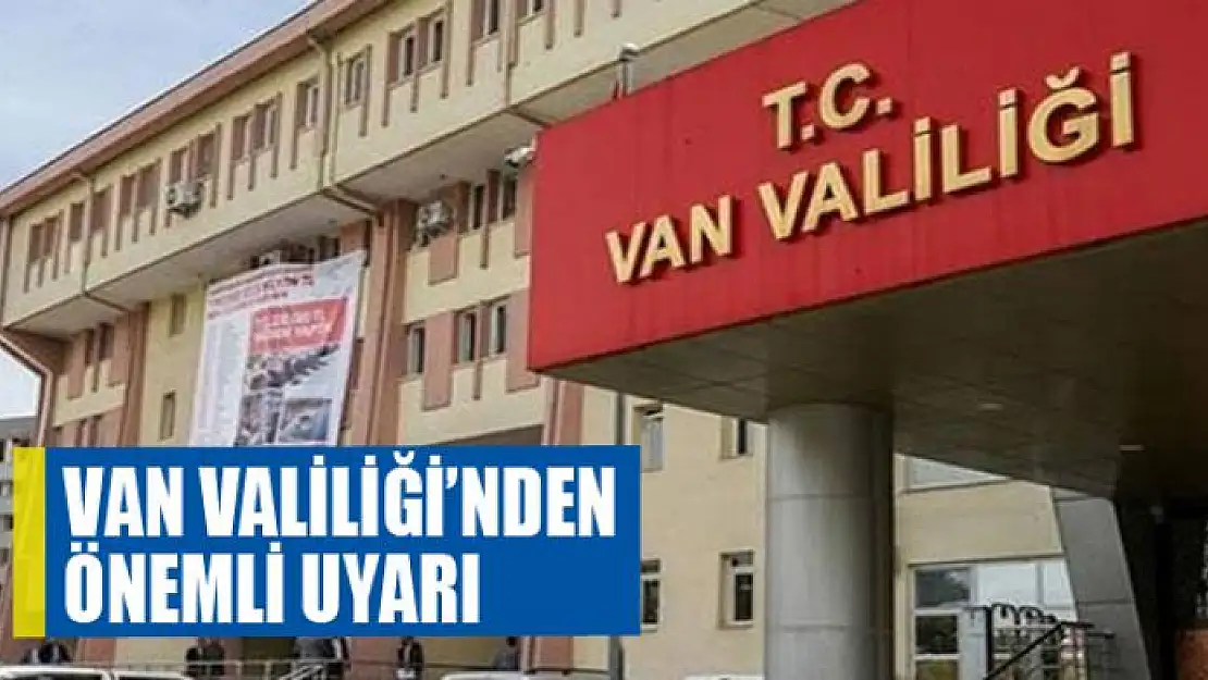 Van Valiliği korona virüs testi dolandırıcılarına karşı vatandaşları uyardı