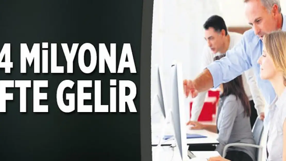 3.4 milyona çifte gelir  