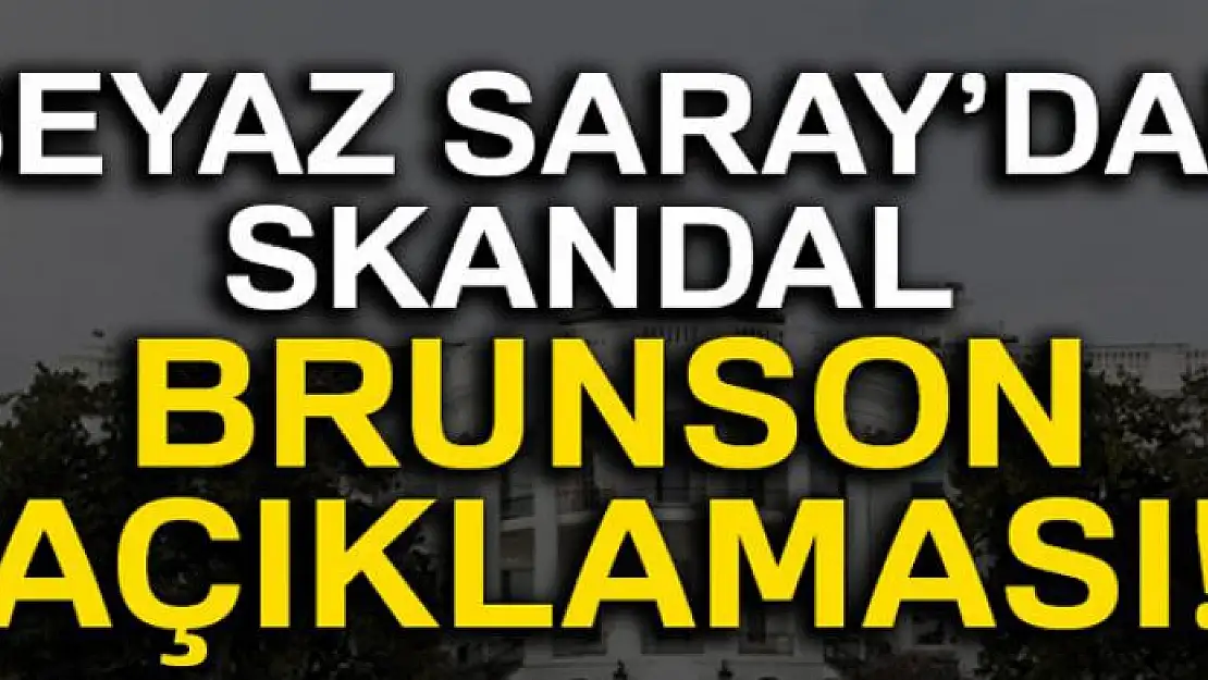 ABD Beyaz Saray Sözcüsü Sanders'tan Türkiye ve Brunson açıklaması