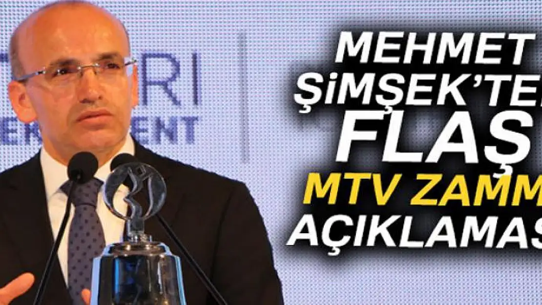 Mehmet Şimşek'ten flaş MTV açıklaması