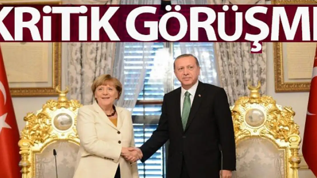 Cumhurbaşkanı Erdoğan, Şansölye Merkel ile görüştü