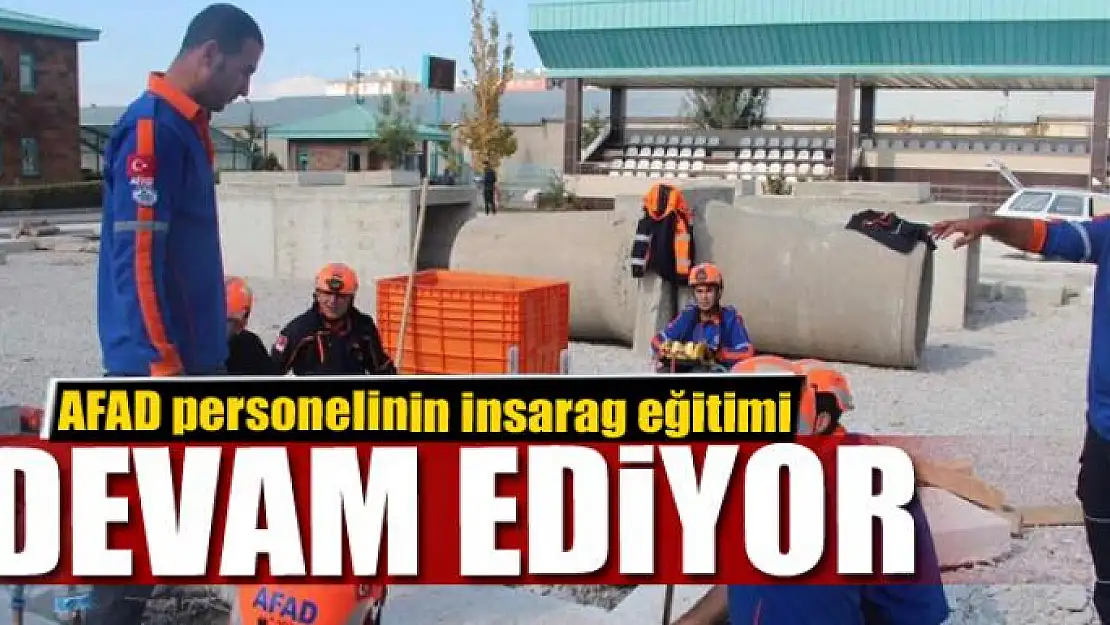 AFAD personele insarag eğitimi 