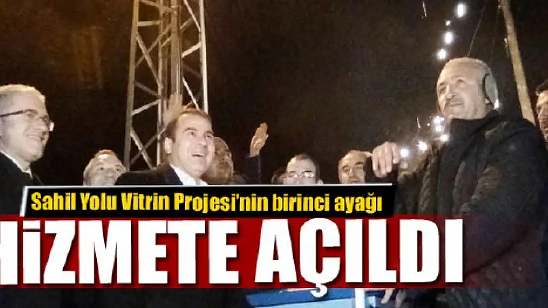 Erciş'te Sahil Yolu Vitrin Projesi'nin birinci ayağı hizmete açıldı