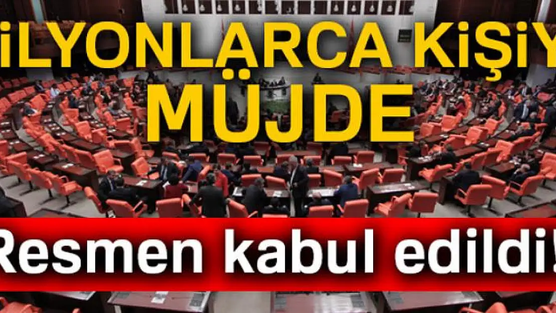 Birçok kanun değişikliği TBMM'de kabul edildi