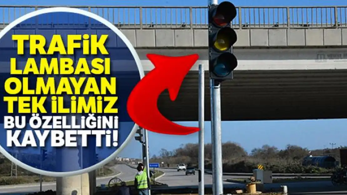 Sinop'ta artık trafik lambası var