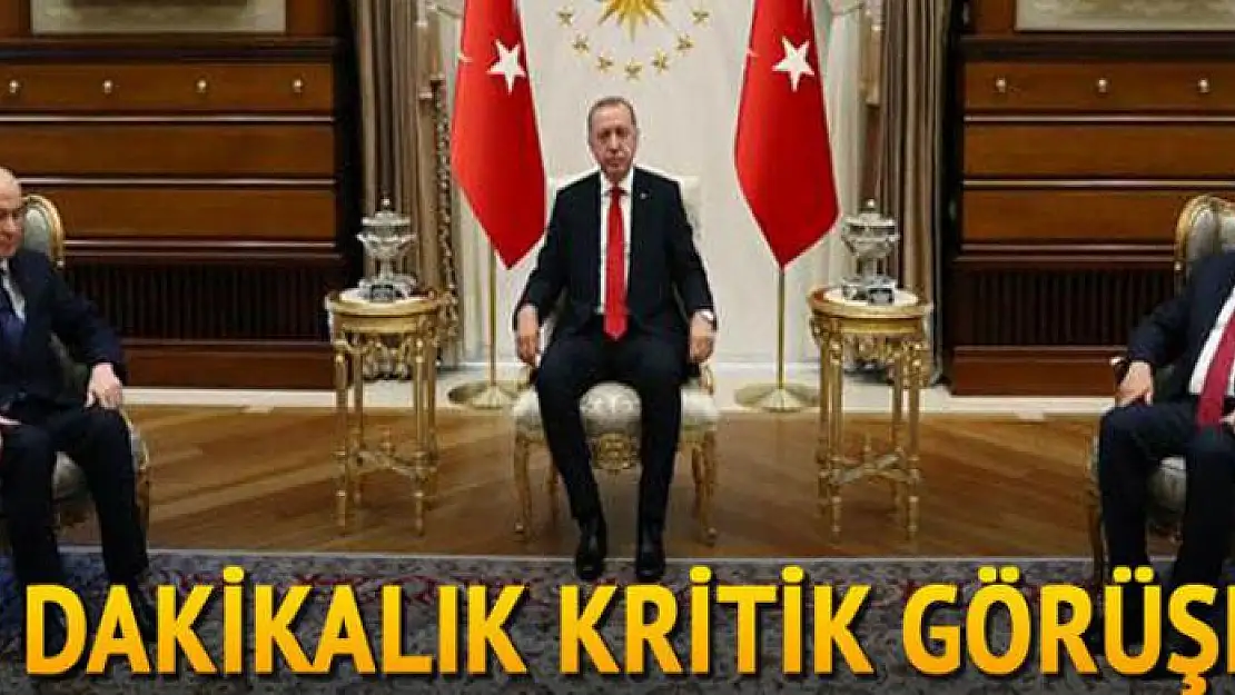 Erdoğan-Bahçeli sona erdi