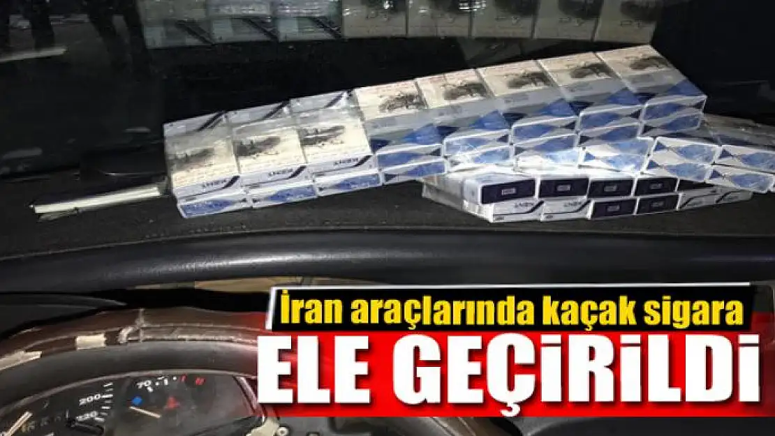 İran araçlarında 926 paket kaçak sigara ele geçirildi