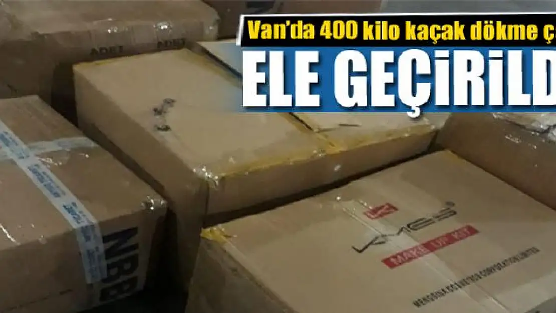 Van'da 400 kilo kaçak dökme çay ele geçirildi